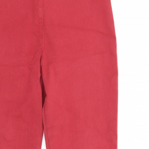 NEXT Womens Red   Jegging Jeans Size 8 L28 in
