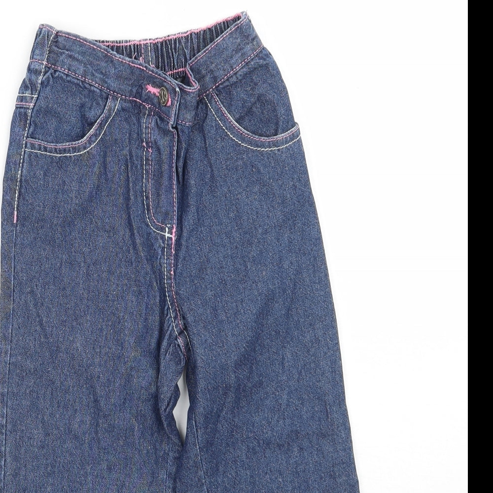 George Girls Blue   Straight Jeans Size 3-4 Years