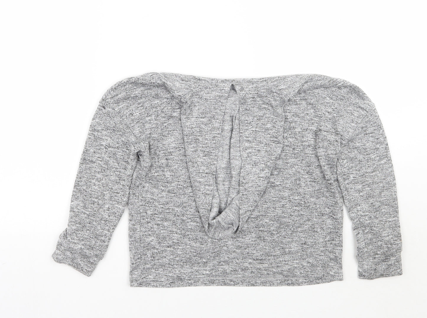 Matalan Girls Grey   Pullover Hoodie Size 8 Years