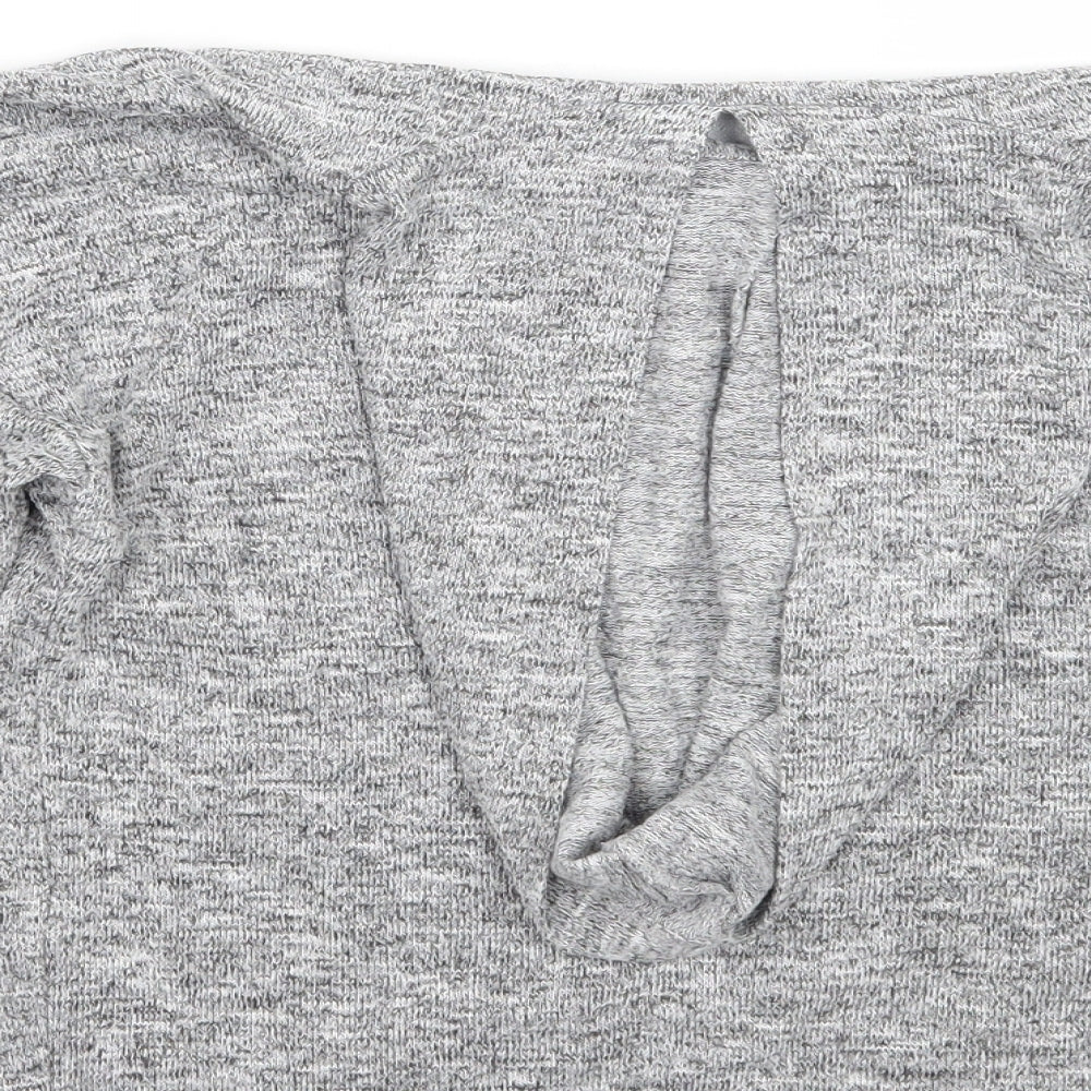 Matalan Girls Grey   Pullover Hoodie Size 8 Years