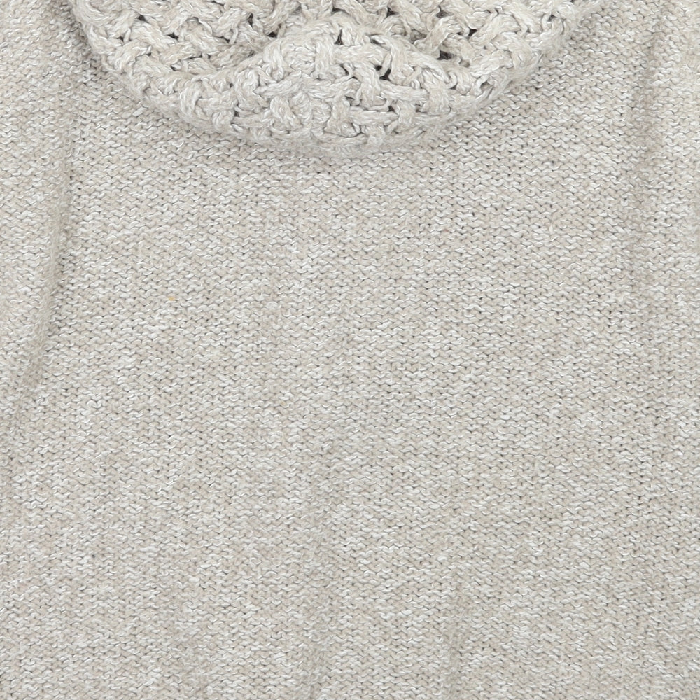 South Womens Beige   Cardigan Jumper Size 14