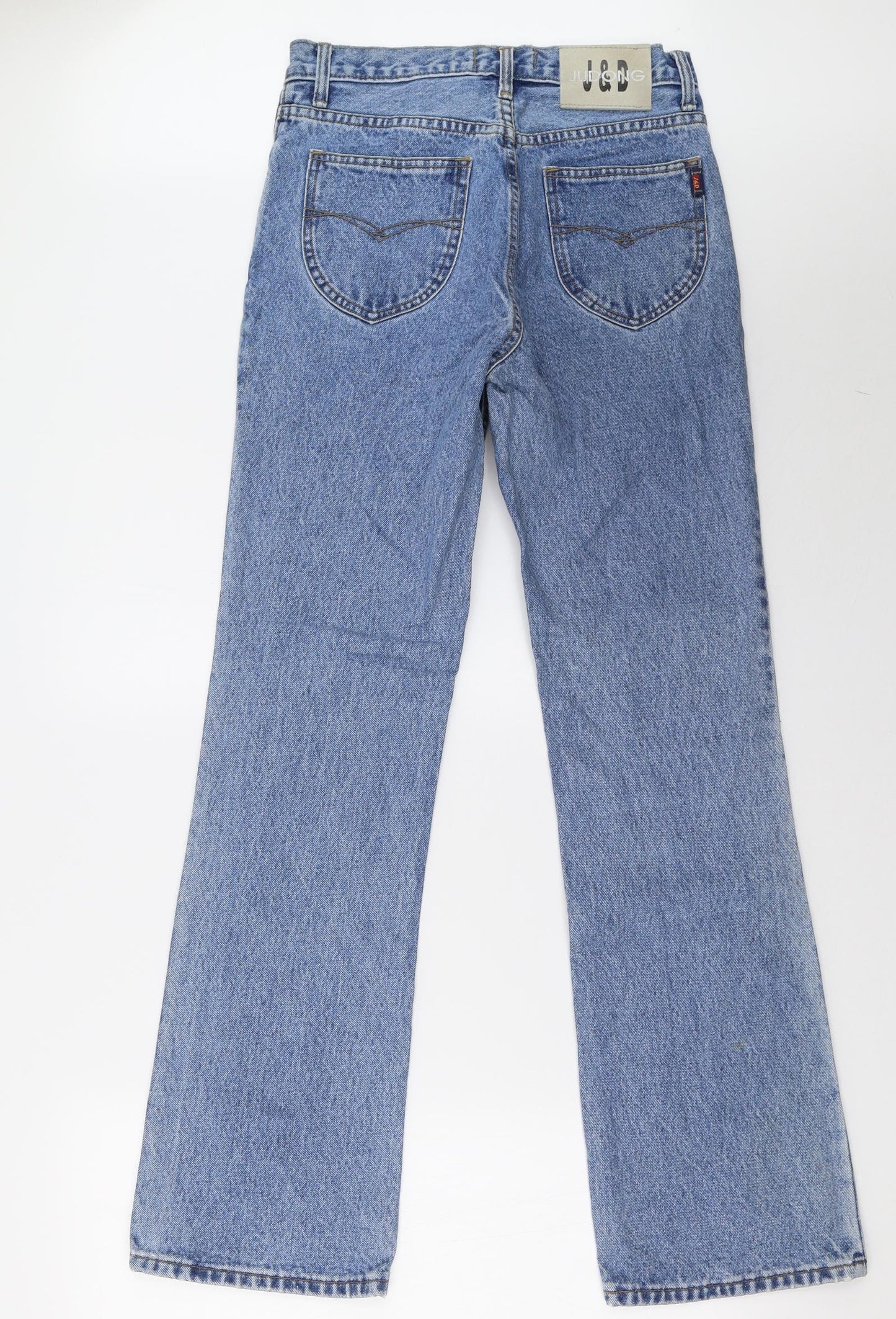 judong Womens Blue  Denim Straight Jeans Size 8 L31 in