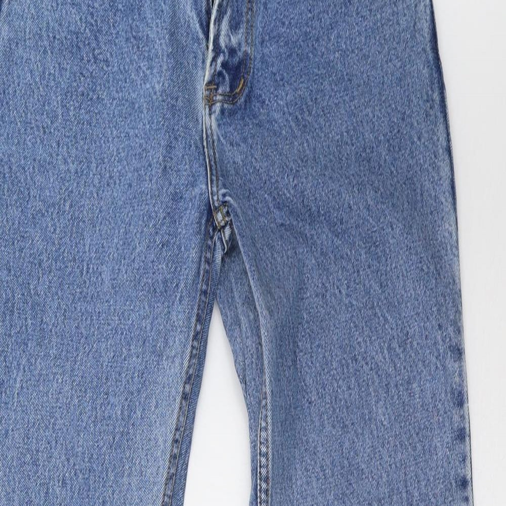 judong Womens Blue  Denim Straight Jeans Size 8 L31 in