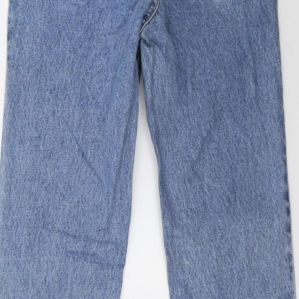 judong Womens Blue  Denim Straight Jeans Size 8 L31 in