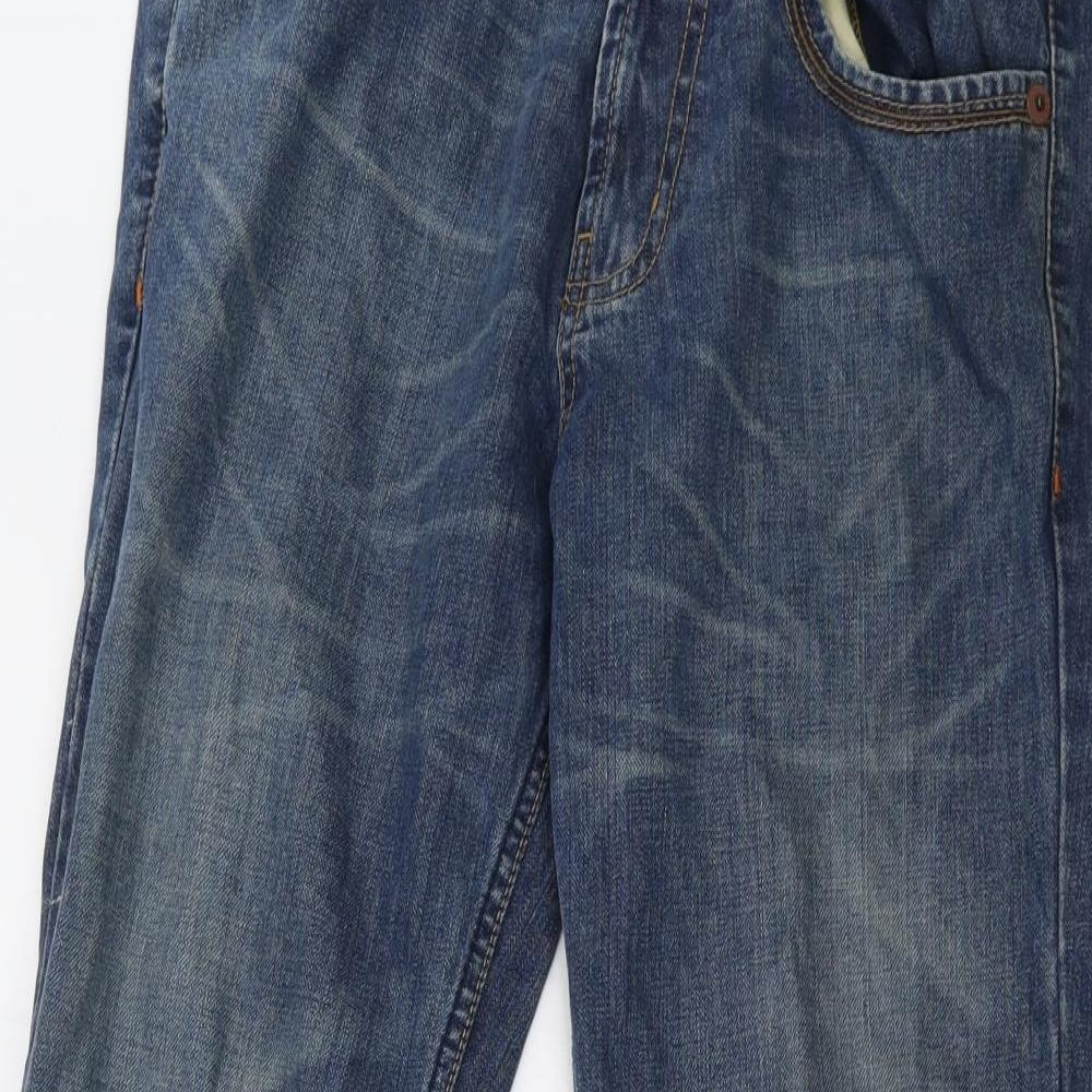 nur Mens Blue  Denim Straight Jeans Size 32 L30 in