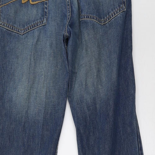 nur Mens Blue  Denim Straight Jeans Size 32 L30 in
