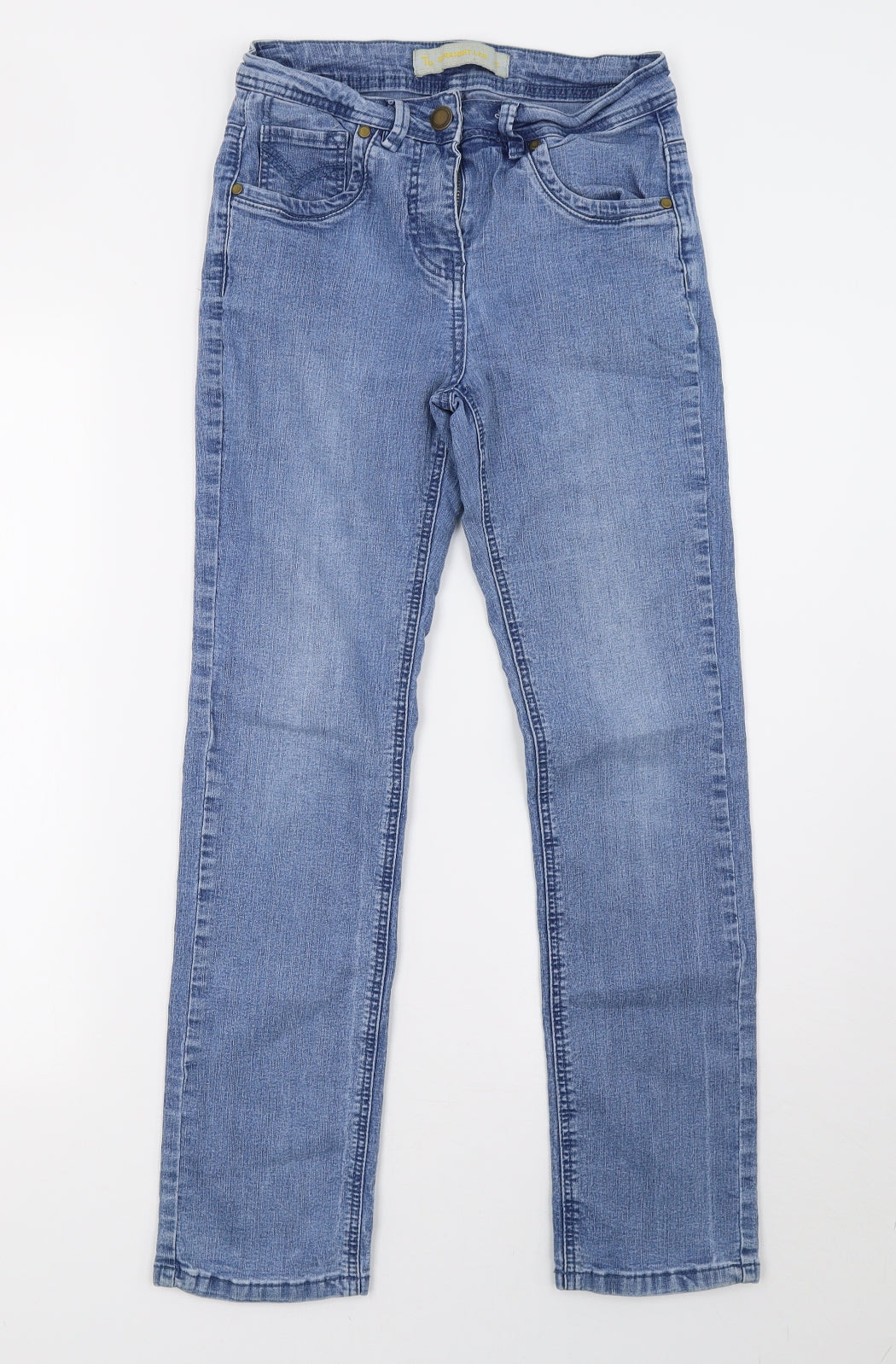Sainsburys Womens Blue  Denim Straight Jeans Size 10 L28 in