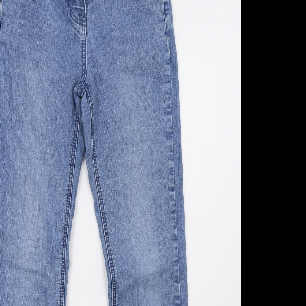 Sainsburys Womens Blue  Denim Straight Jeans Size 10 L28 in