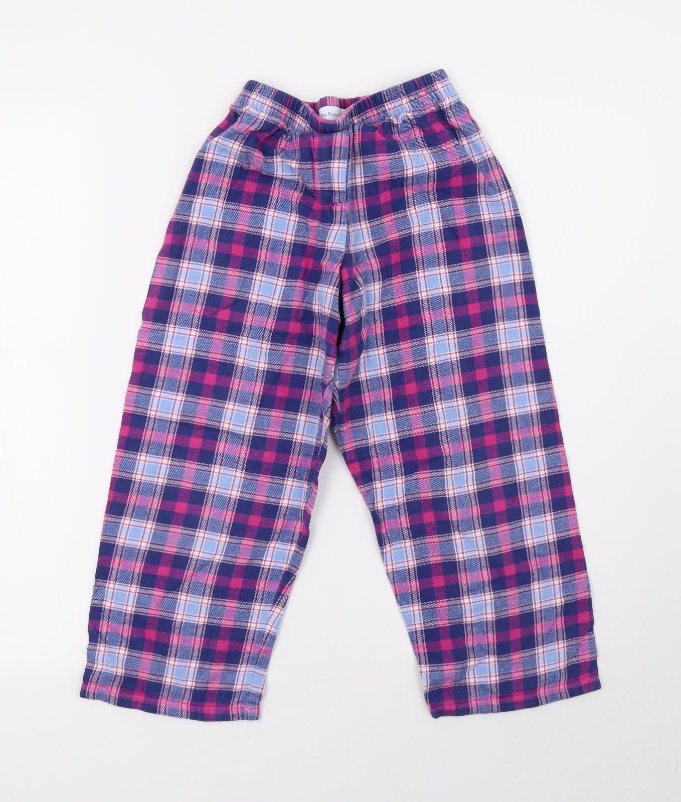 the pyjama house Girls Pink Check   Pyjama Pants Size 7-8 Years