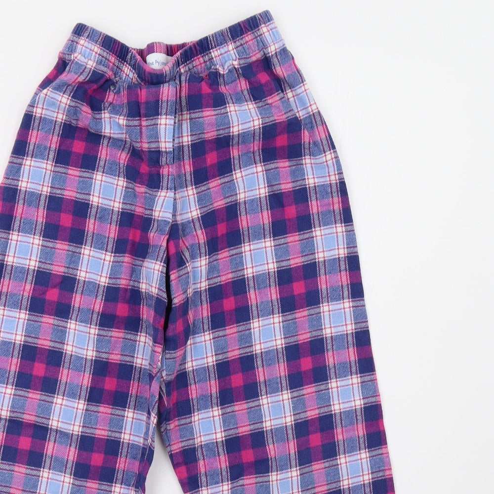 the pyjama house Girls Pink Check   Pyjama Pants Size 7-8 Years