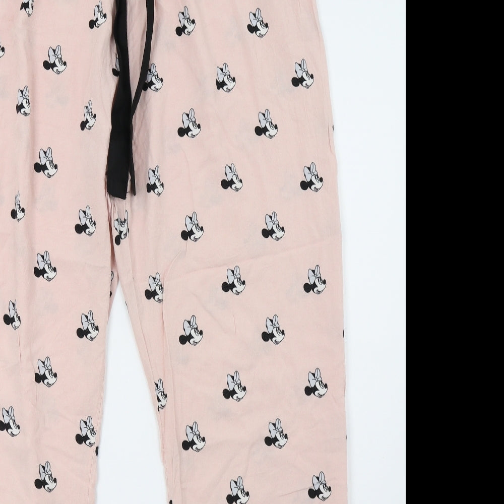 Primark Womens Pink Polka Dot   Pyjama Pants Size 16