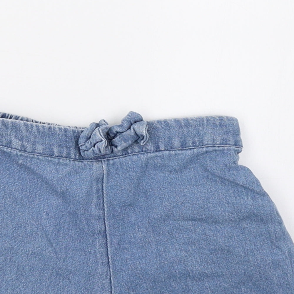 George Girls Blue   Sweat Shorts Size 2 Years