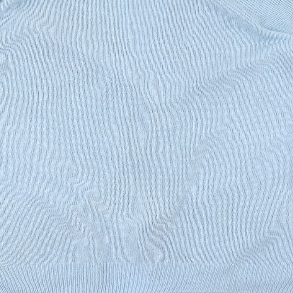 Damart Womens Blue  Knit Cardigan Jumper Size 20