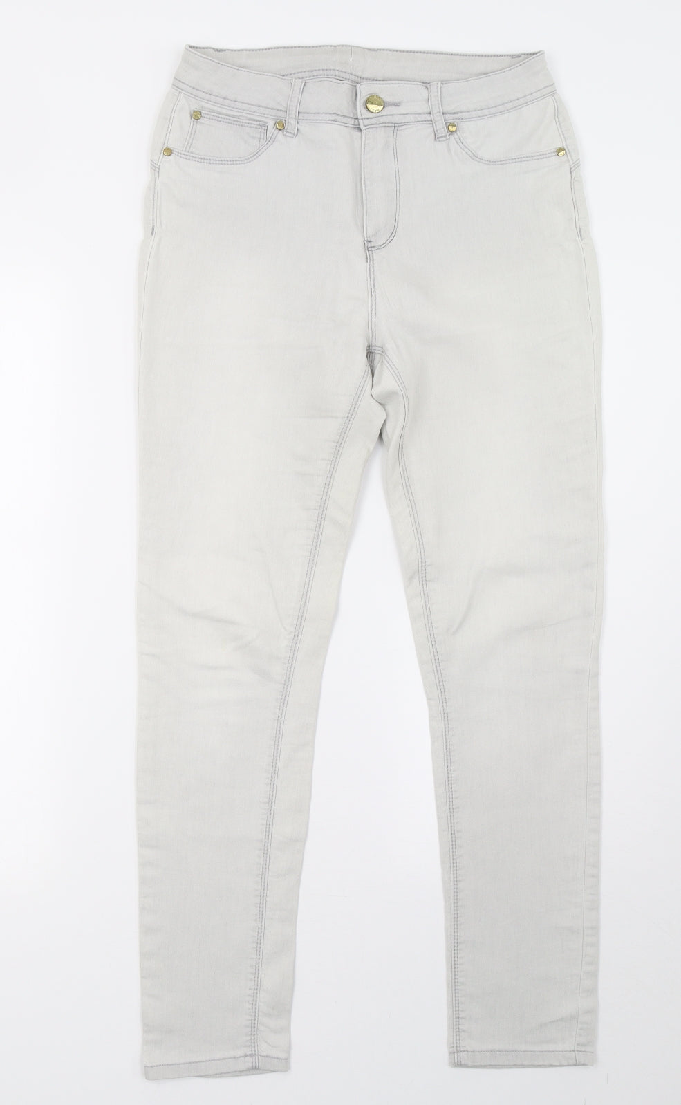 rock & rags Mens Grey   Skinny Jeans Size 30 L30 in