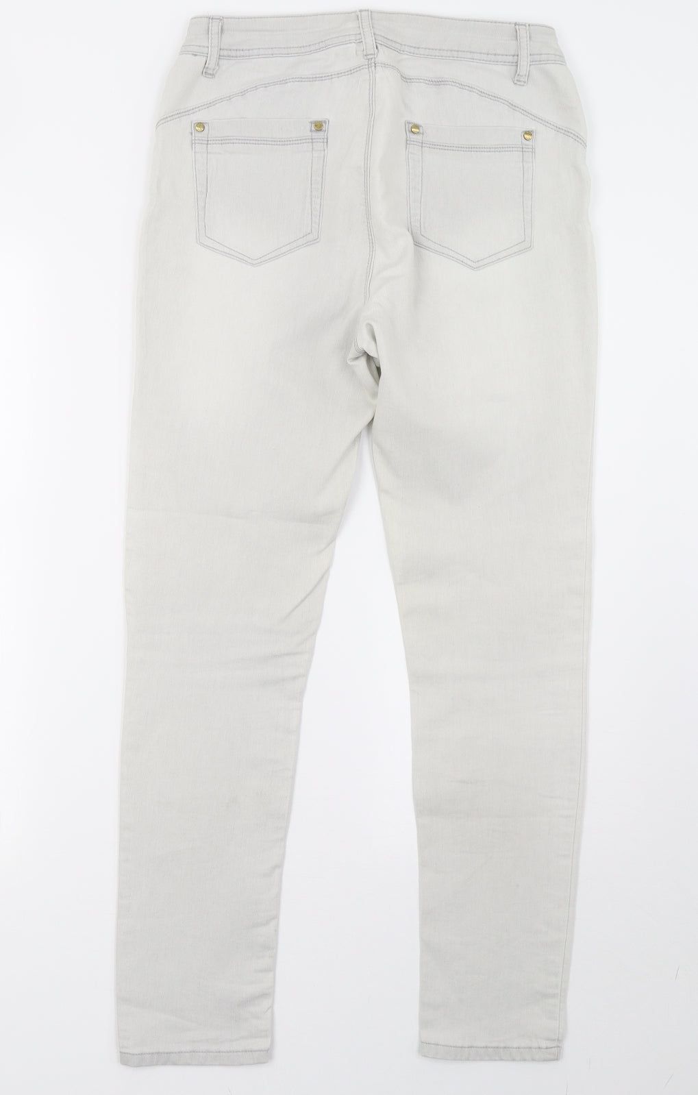 rock & rags Mens Grey   Skinny Jeans Size 30 L30 in