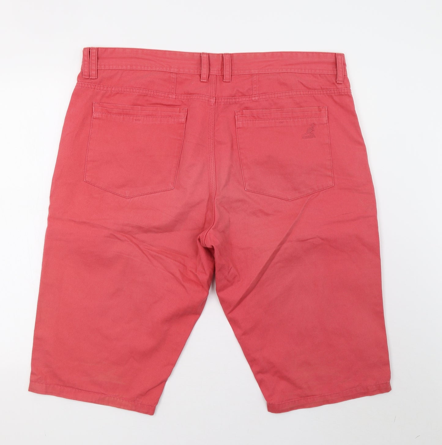 Kangol Mens Pink   Chino Shorts Size 2XL
