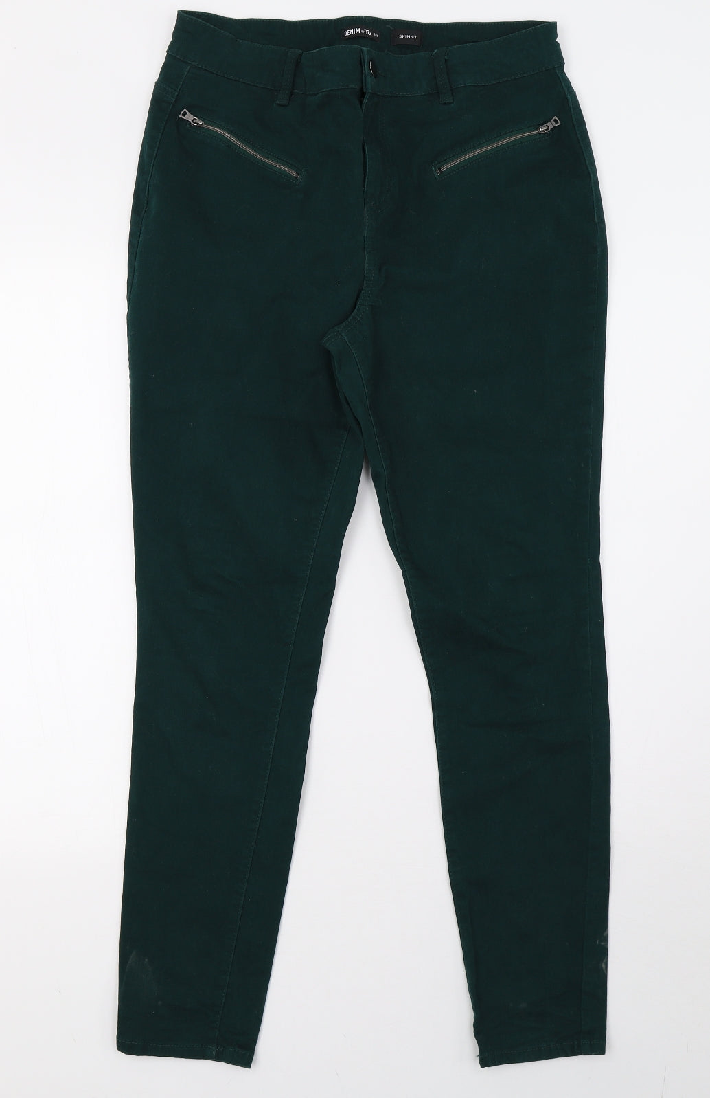 Sainsburys Womens Green   Skinny Jeans Size 14 L31 in