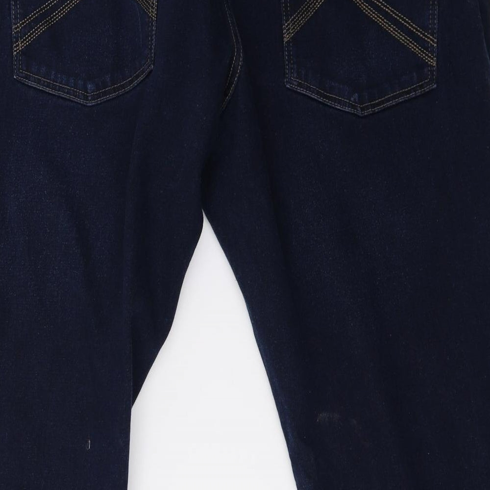 union blues Mens Blue  Denim Straight Jeans Size 44 L30 in