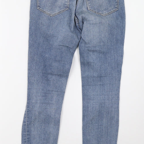 H&M Womens Blue  Denim Skinny Jeans Size 6 L28 in