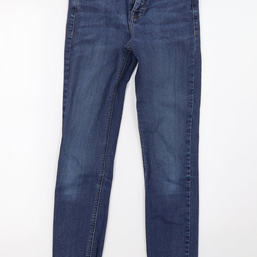 Topshop Womens Blue  Denim Skinny Jeans Size 26 L32 in