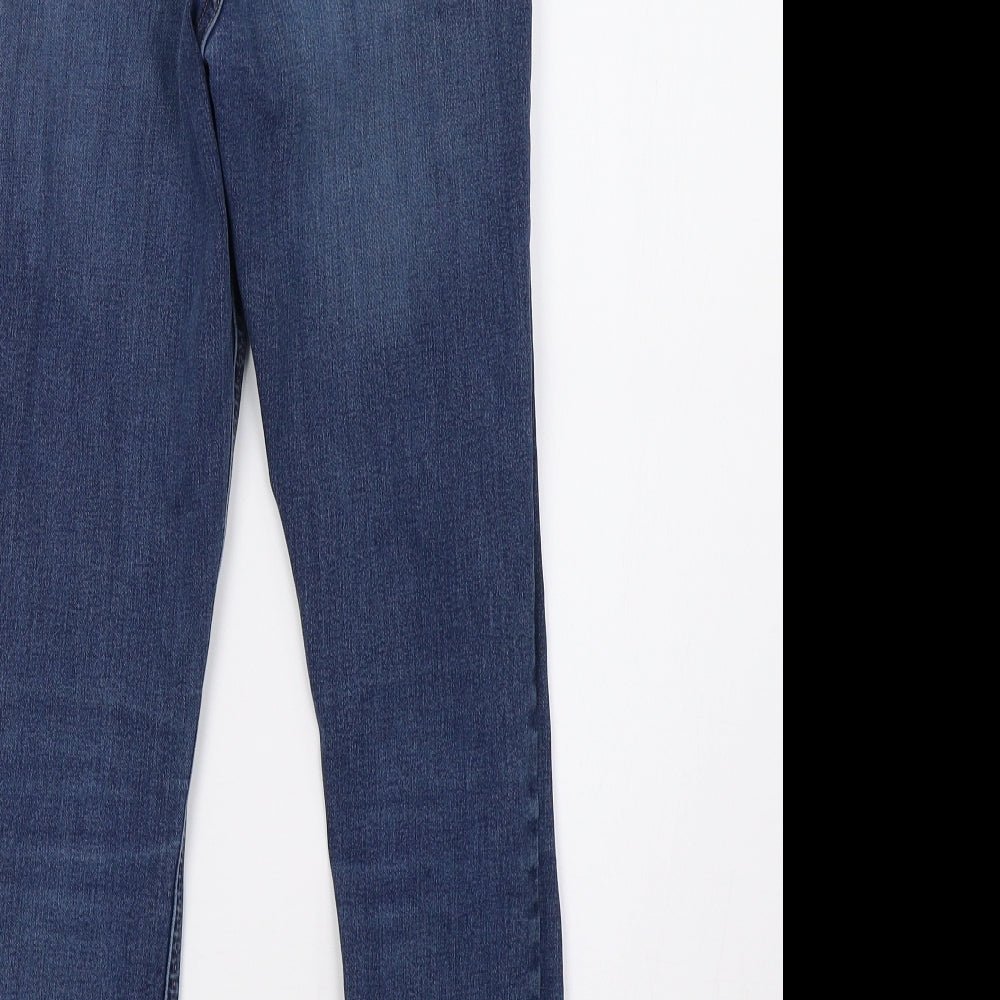 Topshop Womens Blue  Denim Skinny Jeans Size 26 L32 in