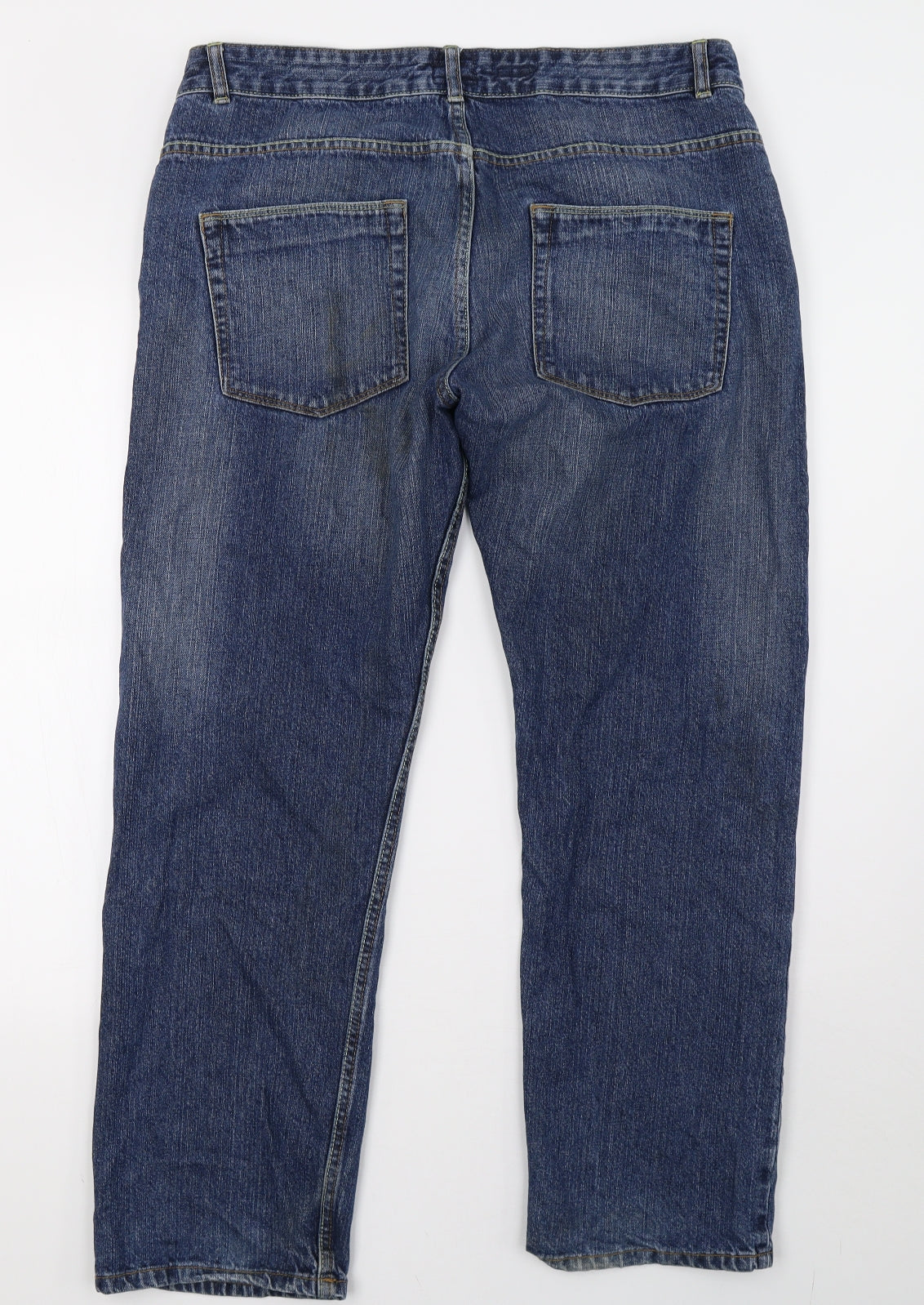 Matalan Mens Blue  Denim Straight Jeans Size 36 L30 in