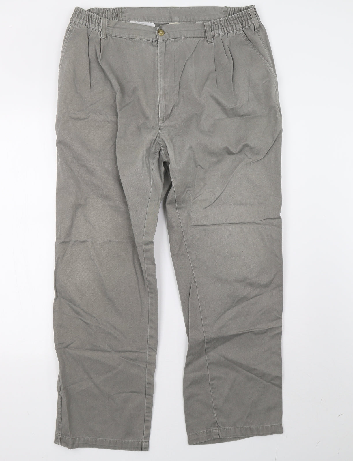 Cotton Traders Mens Grey   Trousers  Size 36 L29 in