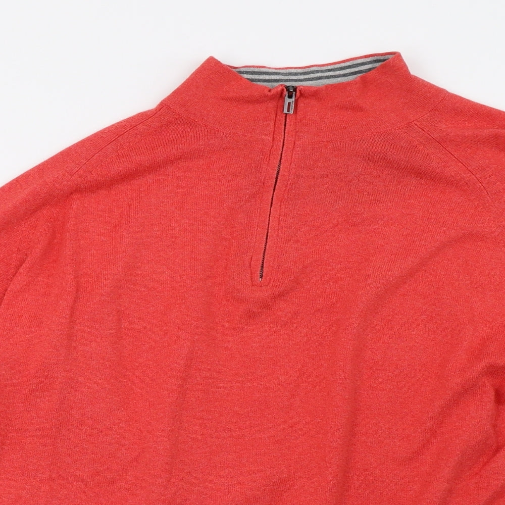 Marks and Spencer Mens Red   Pullover Sweatshirt Size L