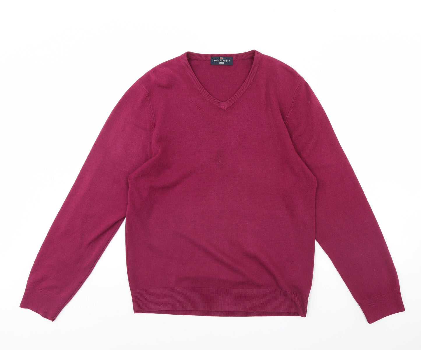 m&s Mens Purple   Pullover Jumper Size M