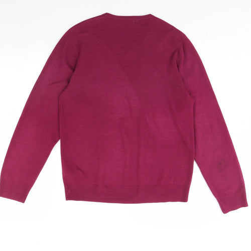 m&s Mens Purple   Pullover Jumper Size M