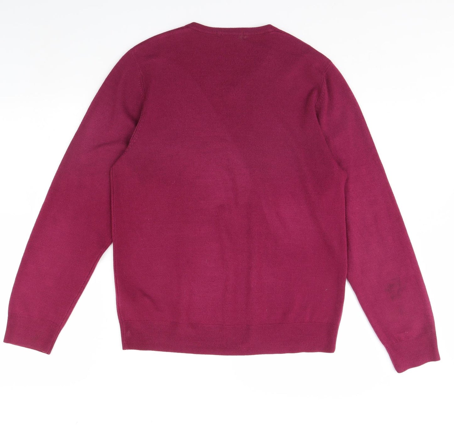 m&s Mens Purple   Pullover Jumper Size M