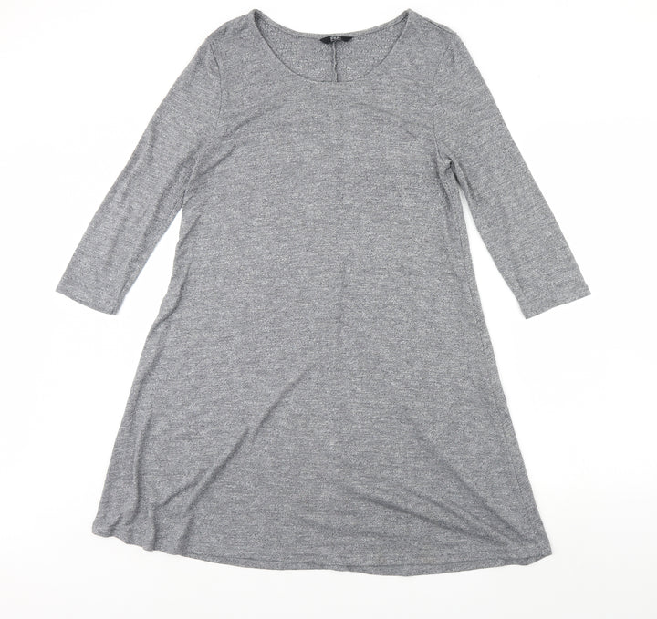 F&F Womens Grey Fit & Flare Size 12