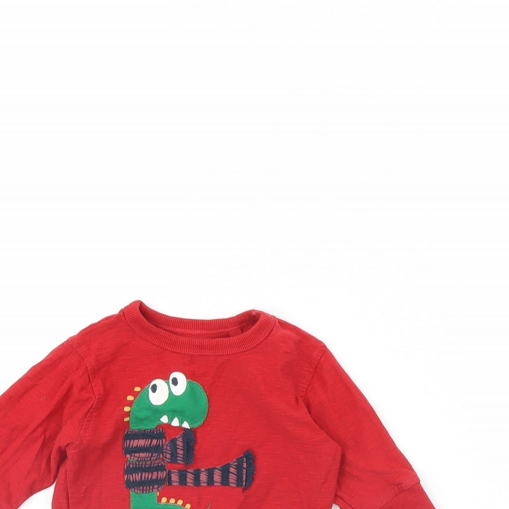 NEXT Baby Red   Pullover Jumper Size 3-6 Months