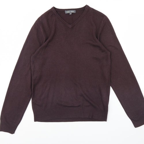 m&s Mens Purple   Pullover Jumper Size M