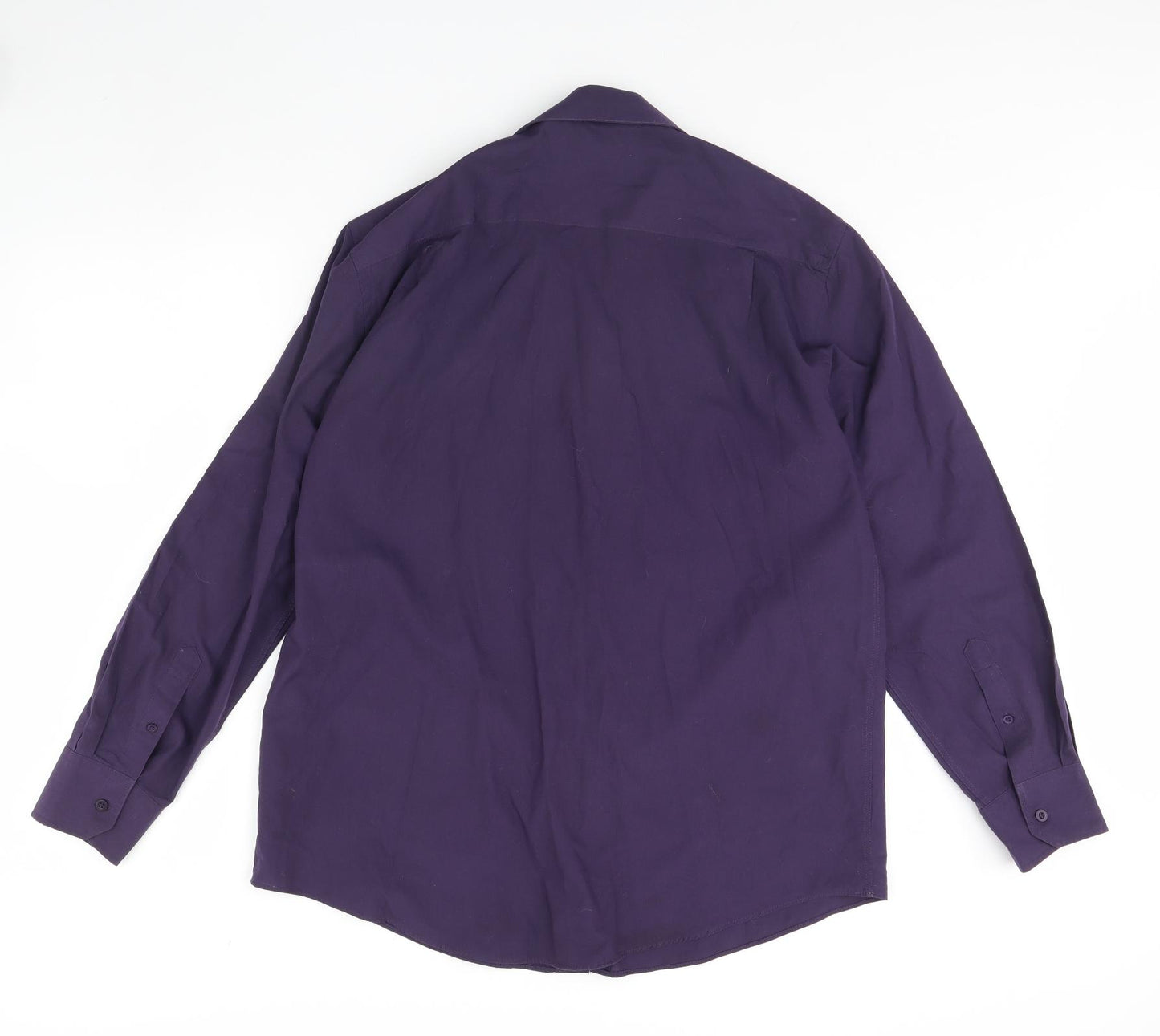F&F Mens Purple    Dress Shirt Size 16