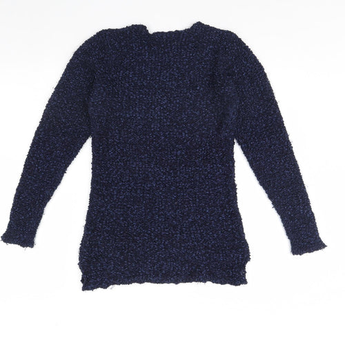 Janina Womens Blue   Pullover Jumper Size 8