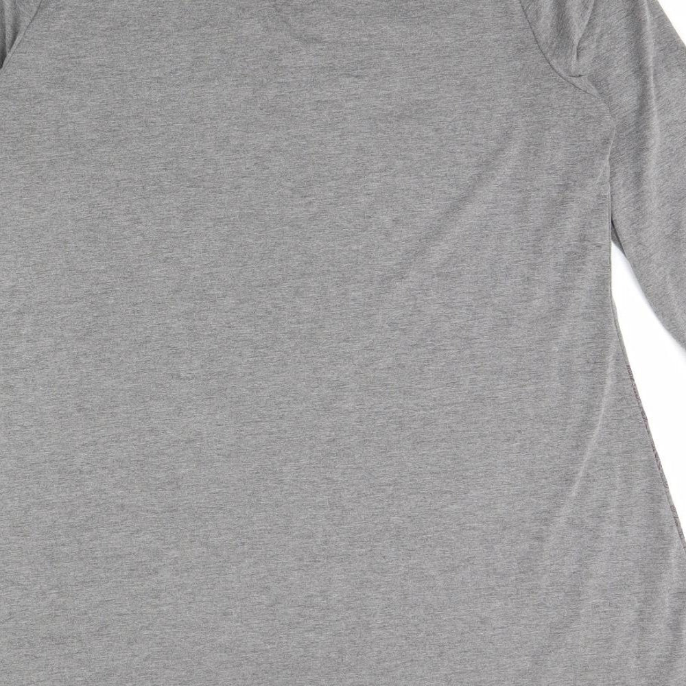 Bpc Womens Grey   Basic Blouse Size L