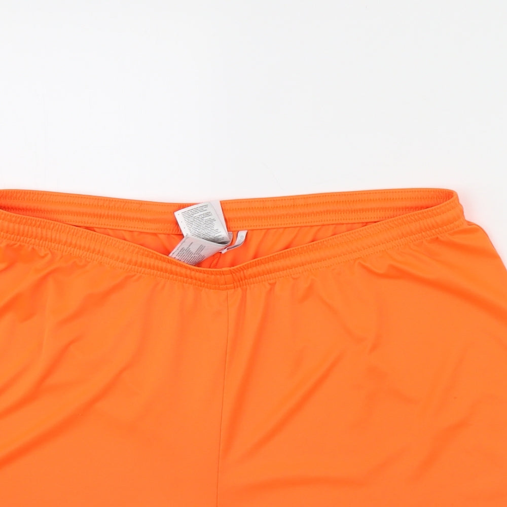 adidas Mens Orange   Sweat Shorts Size XL