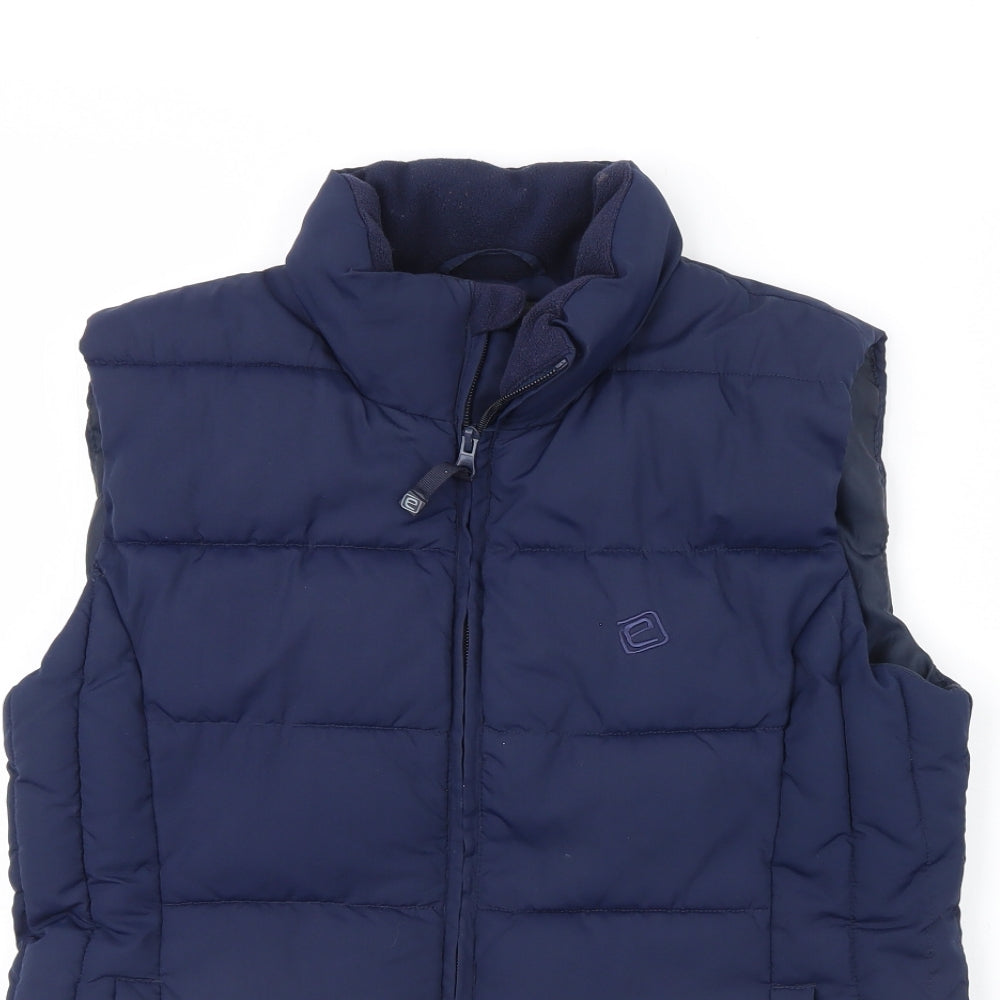 Mountain Essentials Womens Blue   Gilet Jacket Size 10
