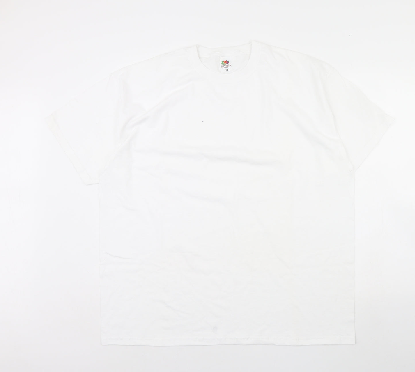 Fruit of the Loom Mens White    T-Shirt Size 2XL