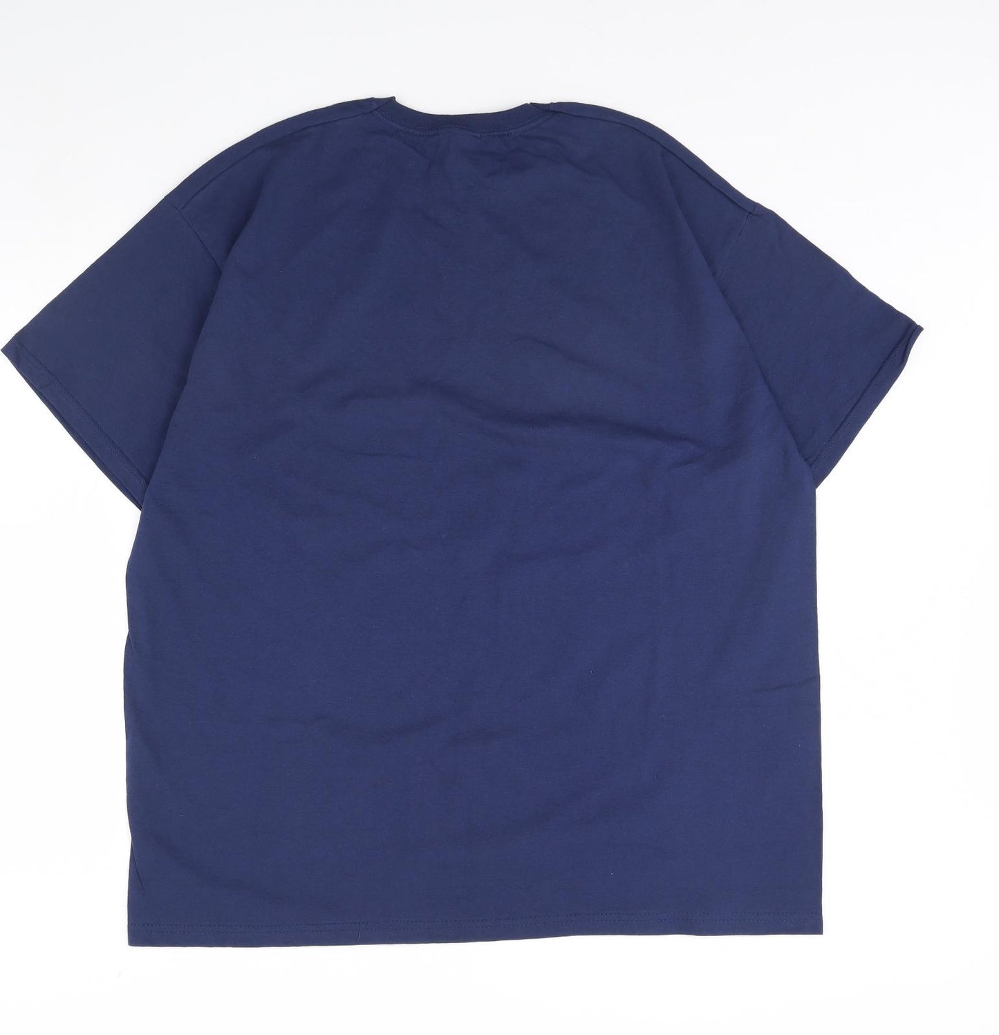 Fruit of the Loom Mens Blue    T-Shirt Size 2XL