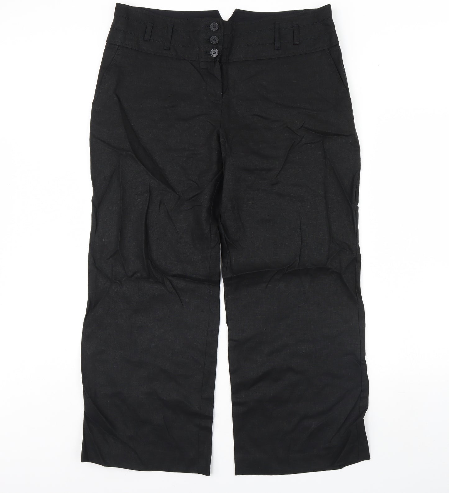 NEXT Womens Black   Trousers  Size 16 L28 in