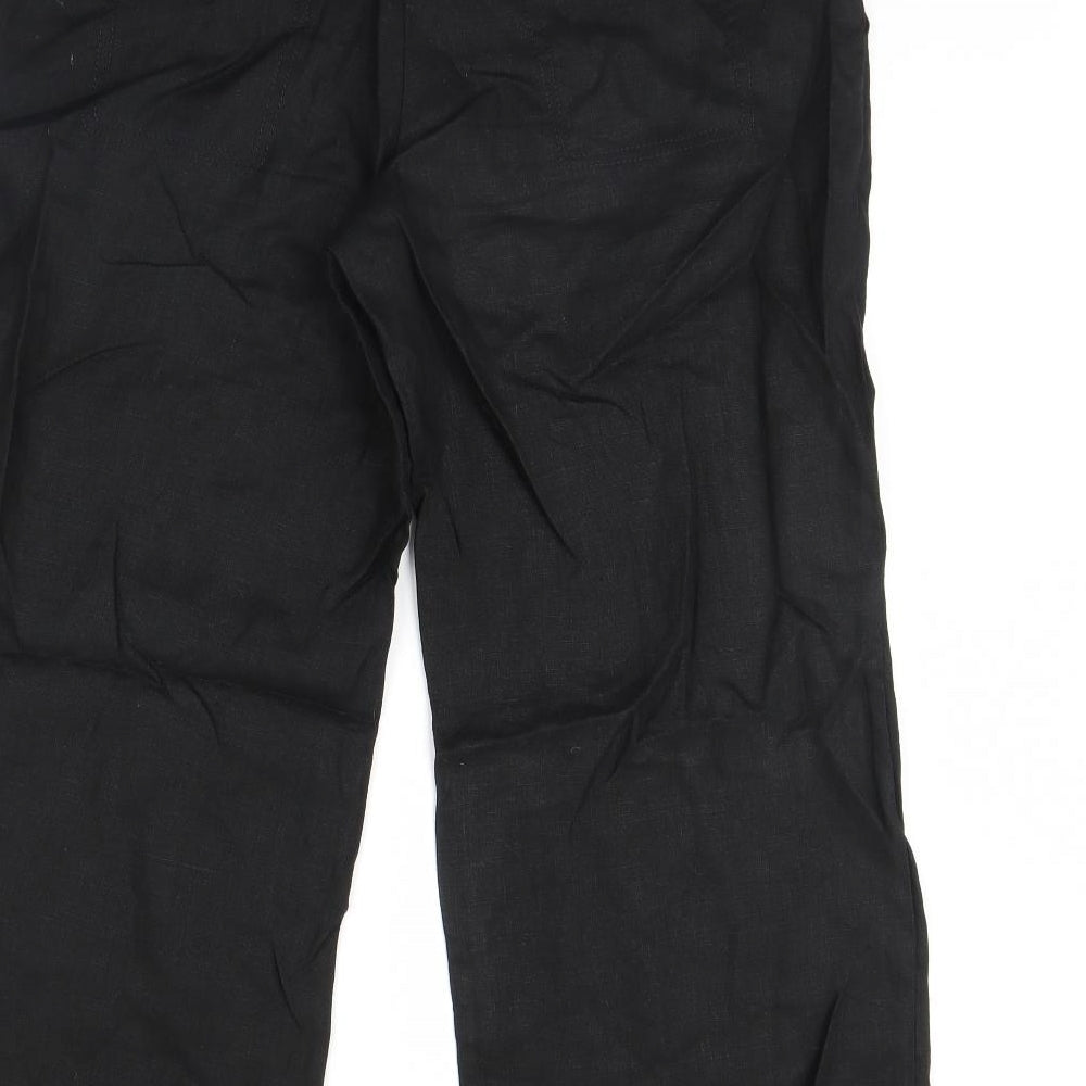NEXT Womens Black   Trousers  Size 16 L28 in