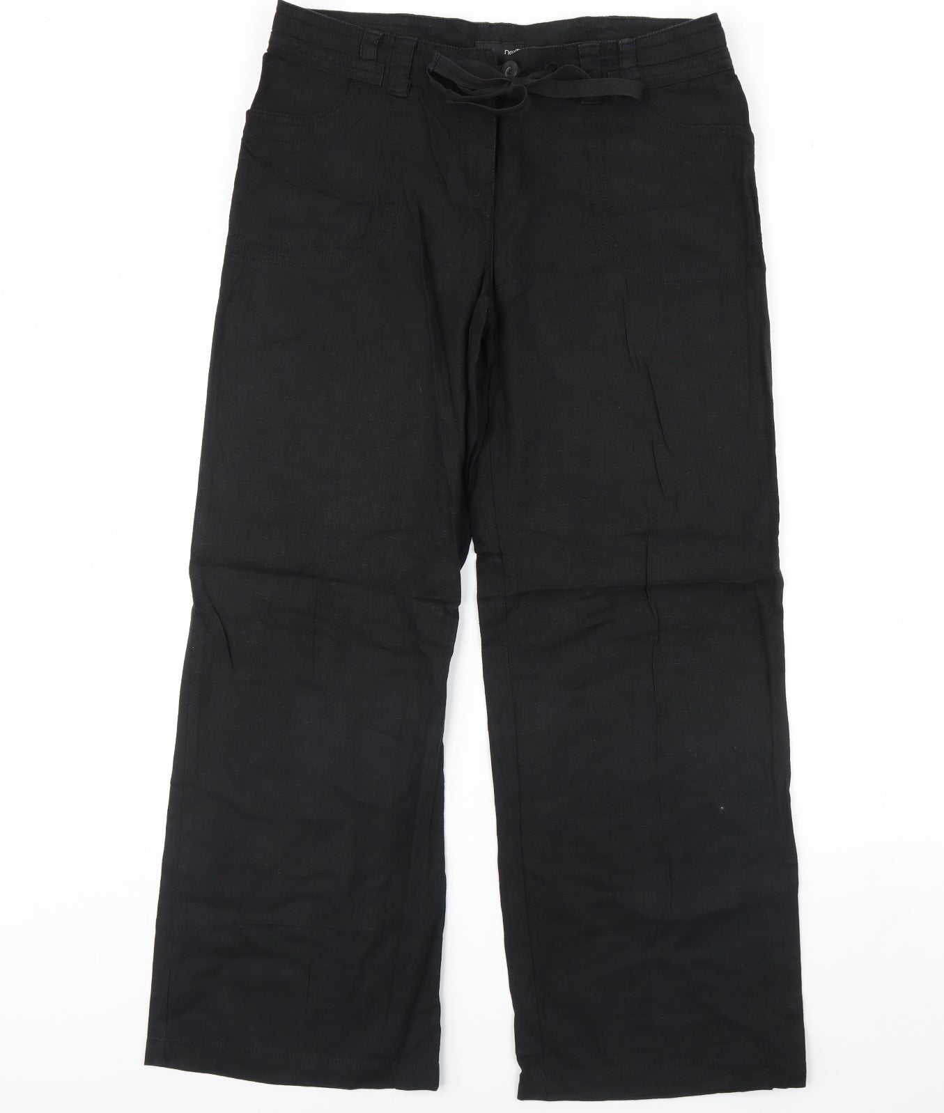 NEXT Womens Black   Trousers  Size 14 L30 in