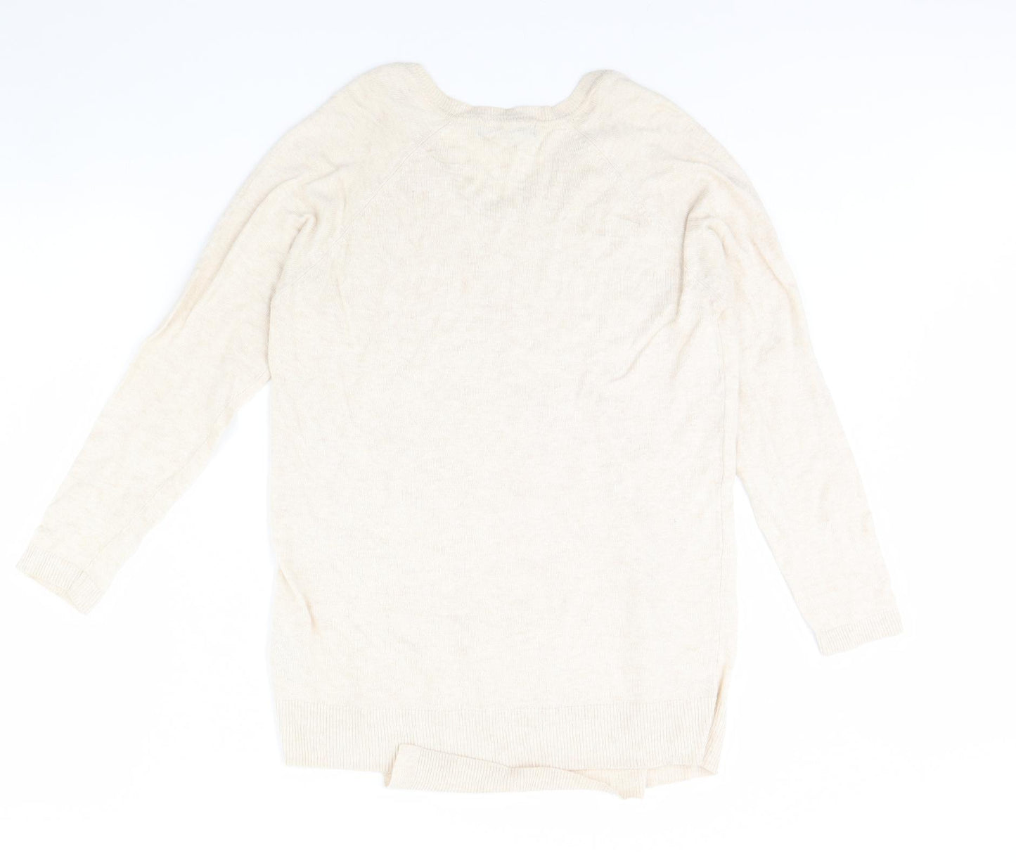 M&S Womens Beige   Pullover Jumper Size 14
