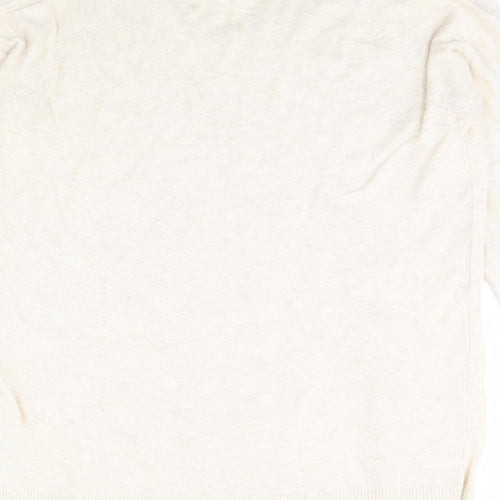 M&S Womens Beige   Pullover Jumper Size 14