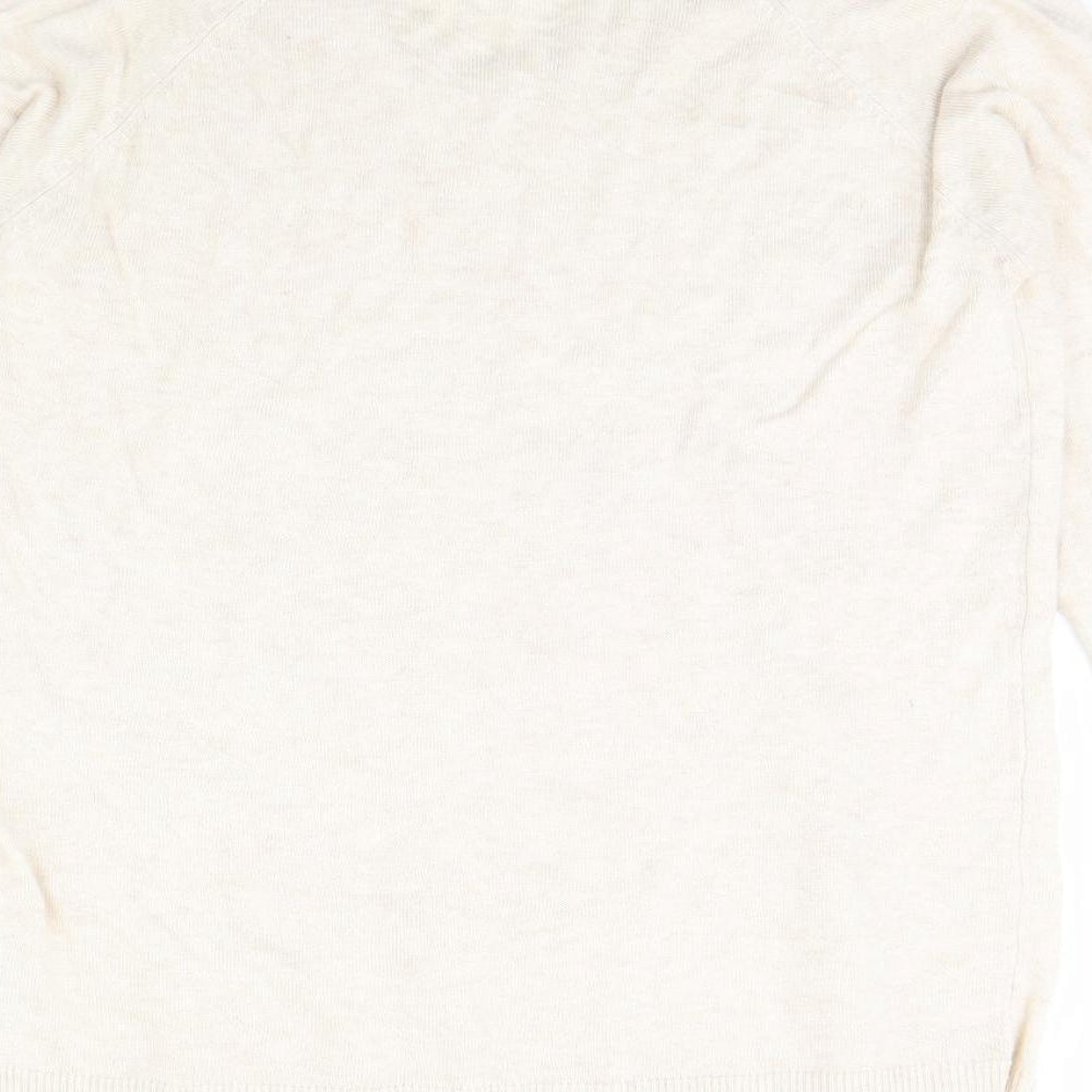 M&S Womens Beige   Pullover Jumper Size 14
