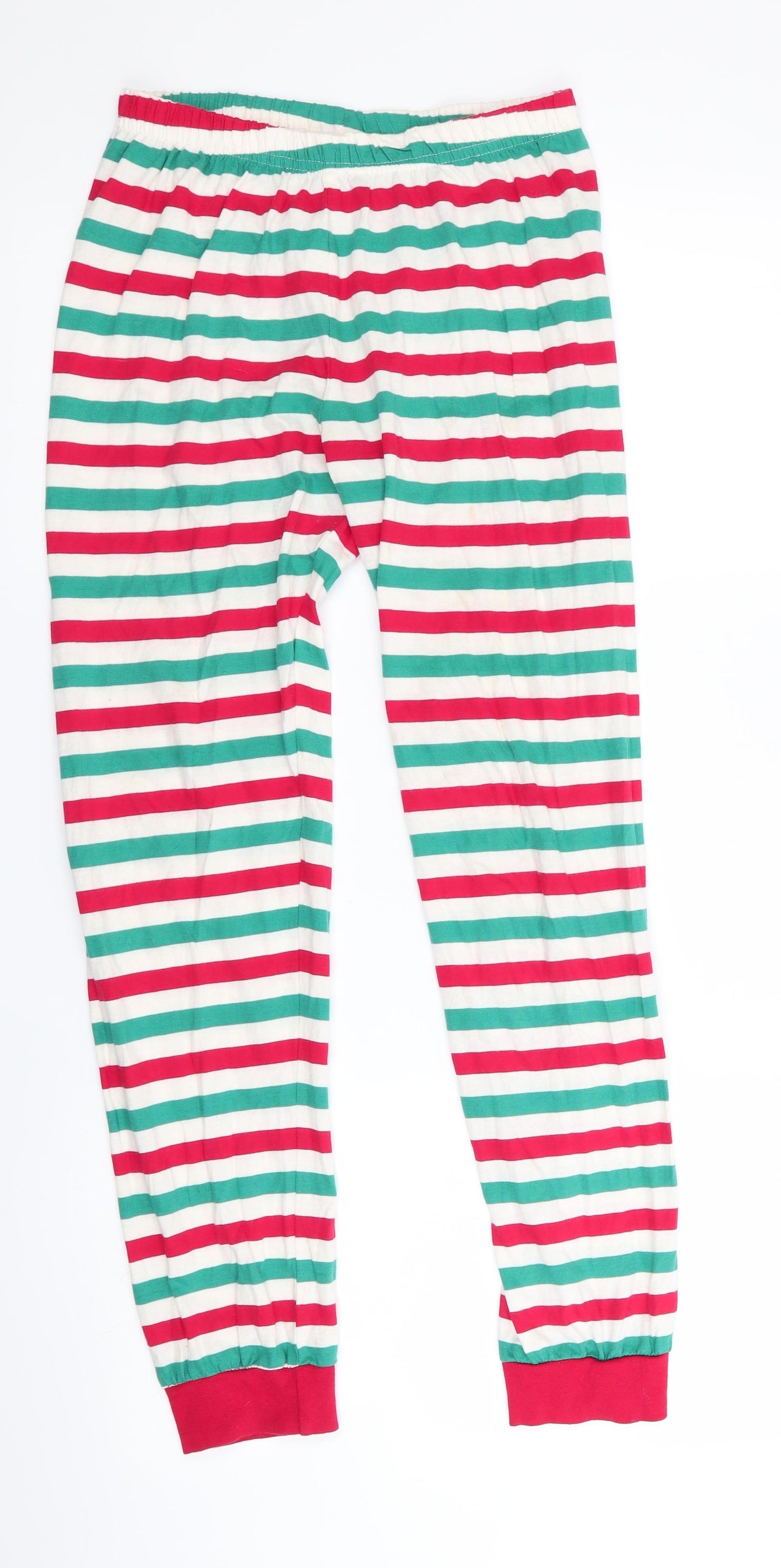 Primark Boys Multicoloured Striped   Pyjama Pants Size 10-11 Years