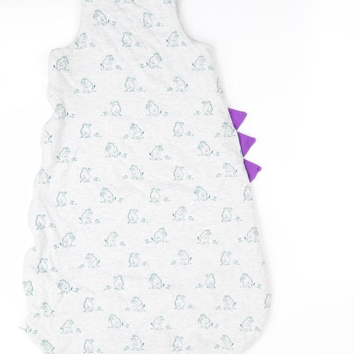 TU Boys Grey Animal Print  Coverall One-Piece Size 12-18 Months  - GRUFFALO