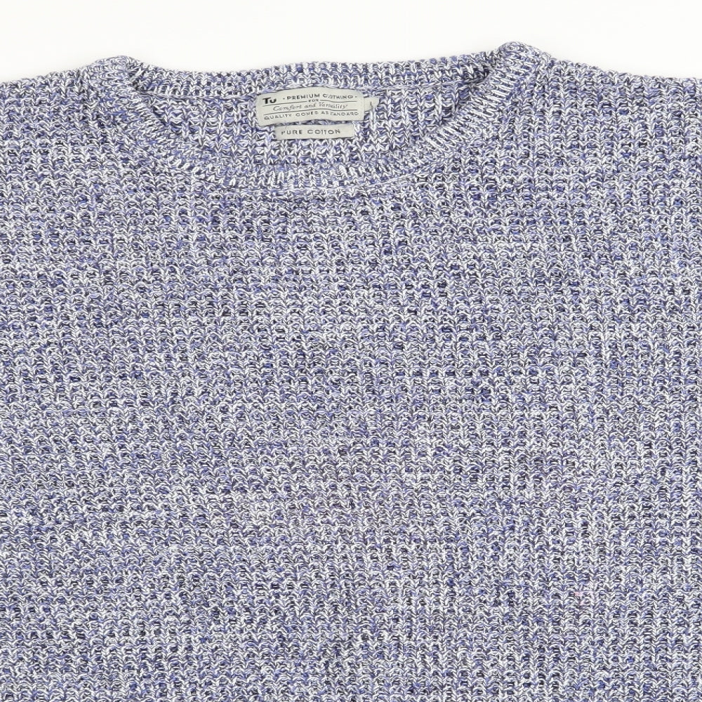 TU Mens Blue   Pullover Jumper Size L